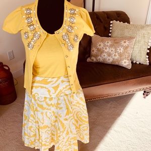 INC Skirt Size 4 and Matching Cami/Sweater Small